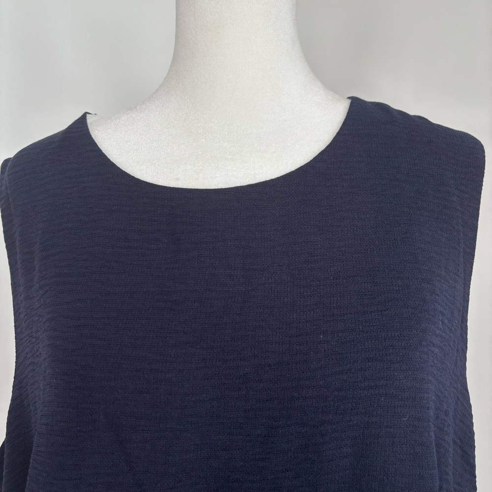 Franne Golde Tunic Size XL Navy and White - Picture 12 of 17